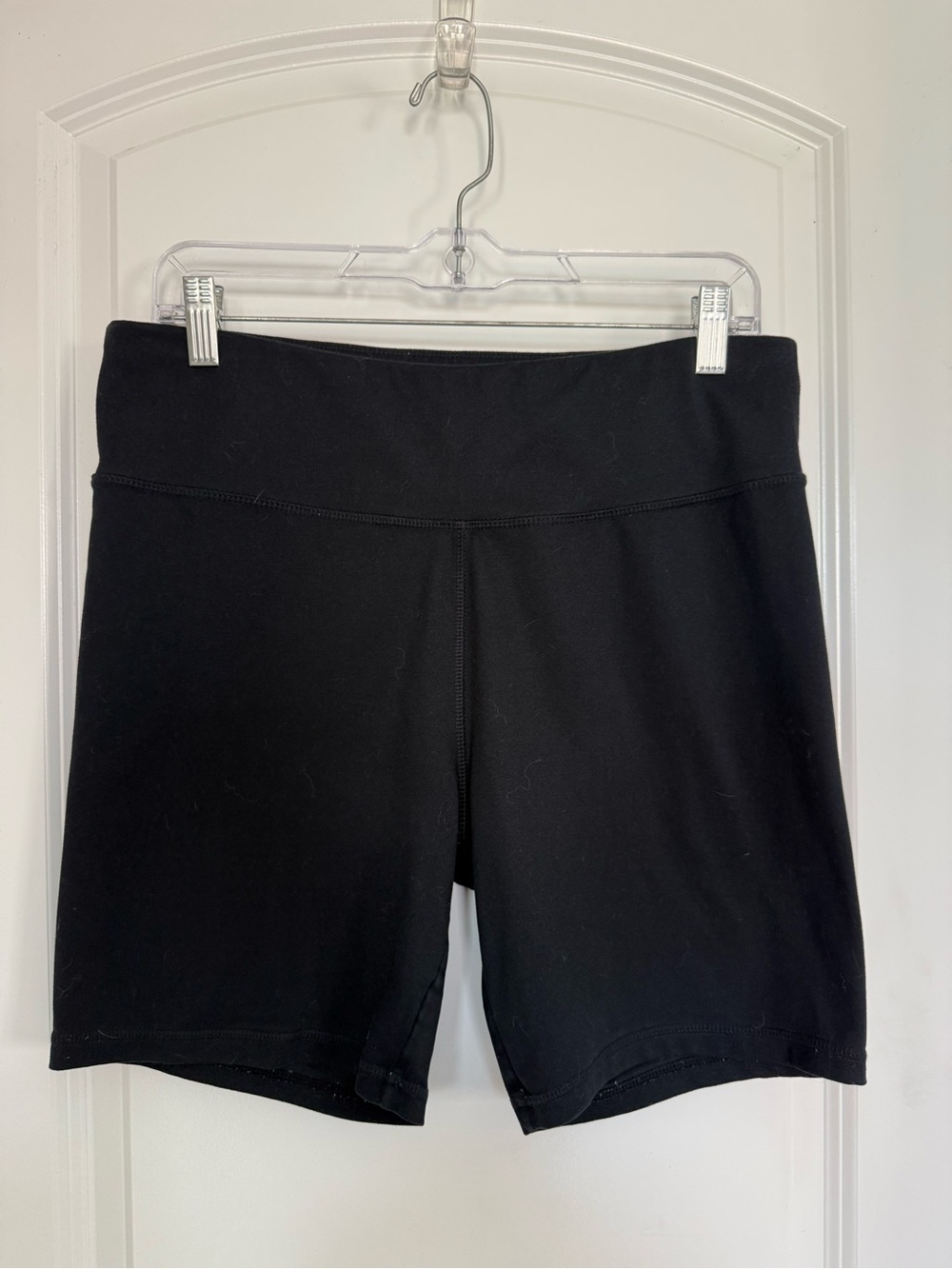 Jockey Black High-Waist Athletic Bike Shorts